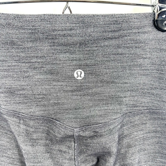 Lululemon Womens Align Pant II Size 4 High Rise Gray Heather Herringbone 25 In - Picture 4 of 9